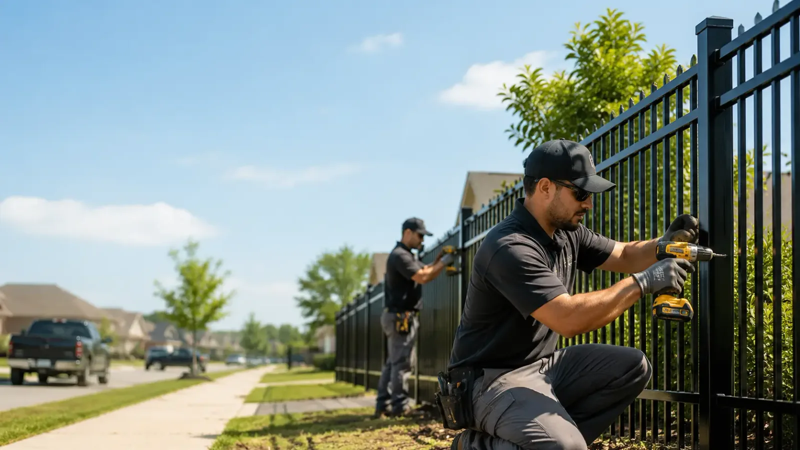 Metal Fence Installation in Gouldbusk, TX